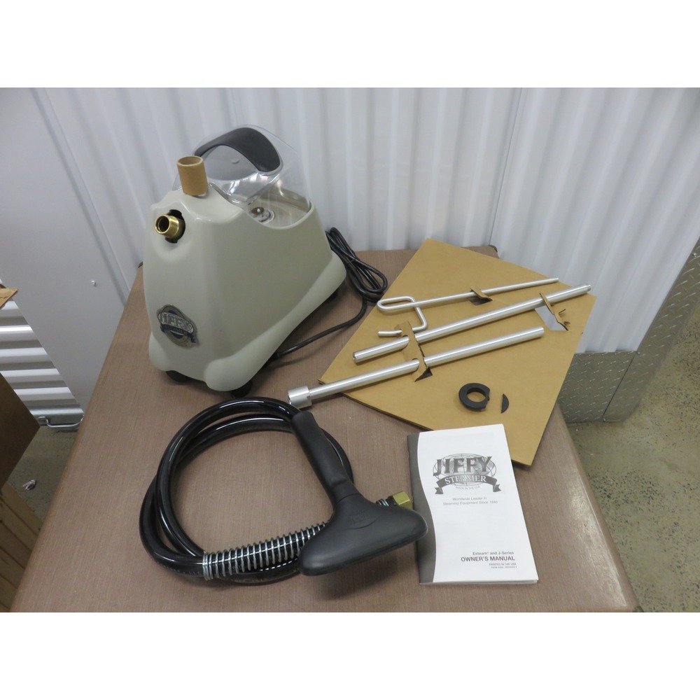 Jiffy Steamer J-2000 Professional Garment Steamer 1300W Made in USA Beige w/ box